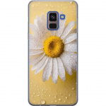 Mobiele hoes voor Samsung Galaxy A8 (2018) met Porseleinbloem ontwerp
