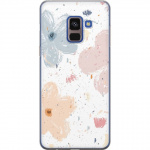 Mobiele hoes voor Samsung Galaxy A8 (2018) met Bloemen ontwerp