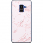 Mobiele hoes voor Samsung Galaxy A8 (2018) met Roze Hart ontwerp