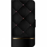 Portemonnee-hoesje voor Samsung Galaxy Alpha met Luxe lijn ontwerp