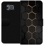Portemonnee-hoesje voor Samsung Galaxy Alpha met Luxe Patroon ontwerp