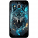 Mobiele hoes voor Samsung Galaxy Core Prime met Wolf ontwerp