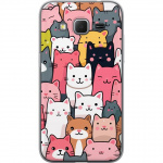 Mobiele hoes voor Samsung Galaxy Core Prime met Kattenpatroon ontwerp
