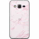 Mobiele hoes voor Samsung Galaxy Core Prime met Roze Hart ontwerp