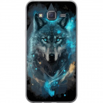 Mobiele hoes voor Samsung Galaxy J5 met Wolf ontwerp