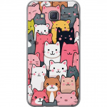 Mobiele hoes voor Samsung Galaxy J5 met Kattenpatroon ontwerp