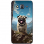 Mobiele hoes voor Samsung Galaxy J5 met Blije Hond ontwerp