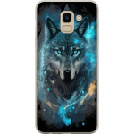 Mobiele hoes voor Samsung Galaxy J6 met Wolf ontwerp