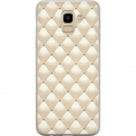 Mobiele hoes voor Samsung Galaxy J6 met Goudglans ontwerp