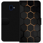 Portemonnee-hoesje voor Samsung Galaxy J6+ met Luxe Patroon ontwerp