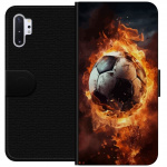 Portemonnee-hoesje voor Samsung Galaxy Note10+ met Voetbal ontwerp