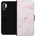 Portemonnee-hoesje voor Samsung Galaxy Note10+ met Roze Hart ontwerp