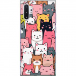 Mobiele hoes voor Samsung Galaxy Note10+ met Kattenpatroon ontwerp