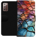 Portemonnee-hoesje voor Samsung Galaxy Note20 met Metallic patroon ontwerp