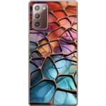 Mobiele hoes voor Samsung Galaxy Note20 met Metallic patroon ontwerp