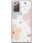 Mobiele hoes voor Samsung Galaxy Note20 met Bloemen ontwerp