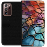 Portemonnee-hoesje voor Samsung Galaxy Note20 Ultra met Metallic patroon ontwerp