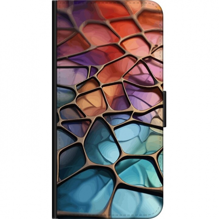 Portemonnee-hoesje voor Samsung Galaxy Note20 Ultra met Metallic patroon ontwerp