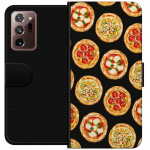 Portemonnee-hoesje voor Samsung Galaxy Note20 Ultra met Pizza ontwerp