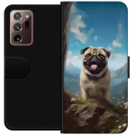 Portemonnee-hoesje voor Samsung Galaxy Note20 Ultra met Blije Hond ontwerp