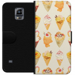 Portemonnee-hoesje voor Samsung Galaxy Note 4 met Glasachtig ontwerp