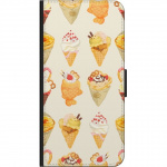 Portemonnee-hoesje voor Samsung Galaxy Note 4 met Glasachtig ontwerp