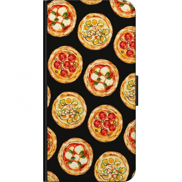 Portemonnee-hoesje voor Samsung Galaxy Note 4 met Pizza ontwerp