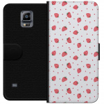 Portemonnee-hoesje voor Samsung Galaxy Note 4 met Aardbeien ontwerp Portemonnee-hoesje voor Samsung Galaxy Note 4 met Aardbeien ontwerp