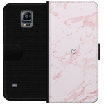 Portemonnee-hoesje voor Samsung Galaxy Note 4 met Roze Hart ontwerp