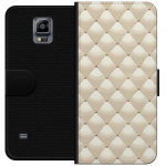 Portemonnee-hoesje voor Samsung Galaxy Note 4 met Goudglans ontwerp