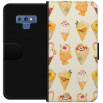 Portemonnee-hoesje voor Samsung Galaxy Note9 met Glasachtig ontwerp Portemonnee-hoesje voor Samsung Galaxy Note9 met Glasachtig ontwerp