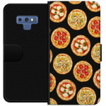 Portemonnee-hoesje voor Samsung Galaxy Note9 met Pizza ontwerp