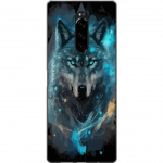 Mobiele hoes voor Sony Xperia 1 met Wolf ontwerp
