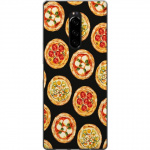 Mobiele hoes voor Sony Xperia 1 met Pizza ontwerp