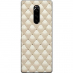 Mobiele hoes voor Sony Xperia 1 met Goudglans ontwerp