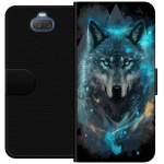 Portemonnee-hoesje voor Sony Xperia 10 met Wolf ontwerp Portemonnee-hoesje voor Sony Xperia 10 met Wolf ontwerp