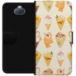 Portemonnee-hoesje voor Sony Xperia 10 met Glasachtig ontwerp