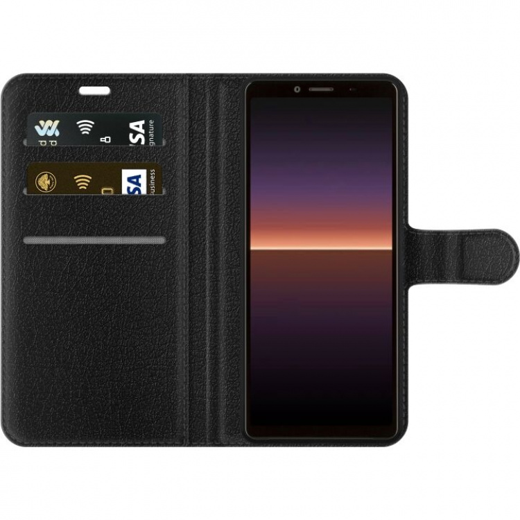 Portemonnee-hoesje voor Sony Xperia 10 II met Vurig zijde ontwerp