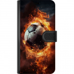 Portemonnee-hoesje voor Sony Xperia 10 III met Voetbal ontwerp