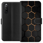 Portemonnee-hoesje voor Sony Xperia 10 III met Luxe Patroon ontwerp