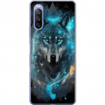 Mobiele hoes voor Sony Xperia 10 III met Wolf ontwerp