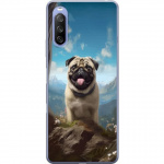 Mobiele hoes voor Sony Xperia 10 III met Blije Hond ontwerp