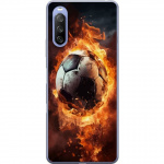 Mobiele hoes voor Sony Xperia 10 III met Voetbal ontwerp Mobiele hoes voor Sony Xperia 10 III met Voetbal ontwerp