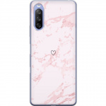 Mobiele hoes voor Sony Xperia 10 III met Roze Hart ontwerp