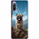 Mobiele hoes voor Sony Xperia 10 III Lite met Blije Hond ontwerp Mobiele hoes voor Sony Xperia 10 III Lite met Blije Hond ontwerp