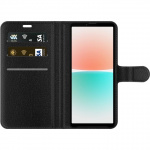 Portemonnee-hoesje voor Sony Xperia 10 IV met Blije Hond ontwerp