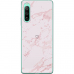 Mobiele hoes voor Sony Xperia 10 IV met Roze Hart ontwerp