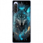 Mobiele hoes voor Sony Xperia 10 V met Wolf ontwerp