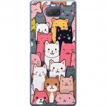 Mobiele hoes voor Sony Xperia 10 Plus met Kattenpatroon ontwerp Mobiele hoes voor Sony Xperia 10 Plus met Kattenpatroon ontwerp