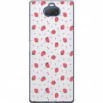 Mobiele hoes voor Sony Xperia 10 Plus met Aardbeien ontwerp